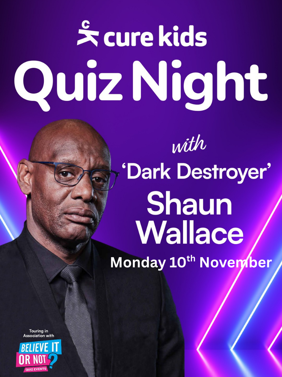 kids cure event with believe it or not quiz with shaun wallace